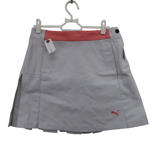 PUMA GOLF(プーマゴルフ) スカート ライトグレーチェック レディース M B