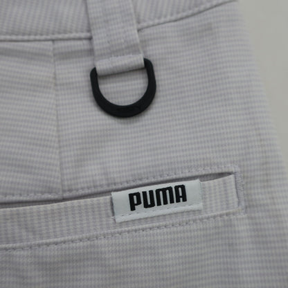 PUMA GOLF(プーマゴルフ) スカート ライトグレーチェック レディース M B