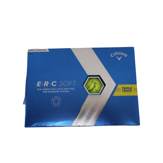 Callaway(キャロウェイ) ゴルフボール 黄色 1ダース E.R.C SOFT N