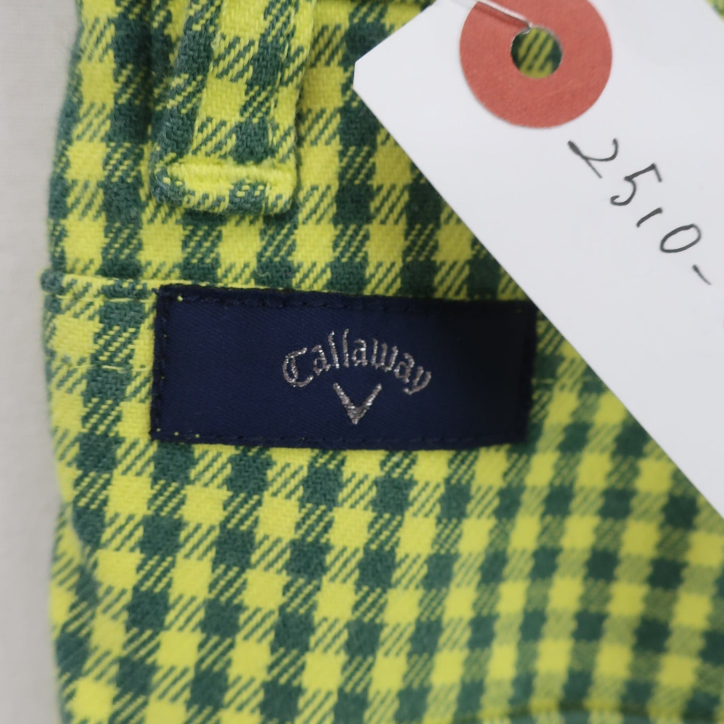 Callaway(キャロウェイ) パンツ 黄色緑チェック メンズ LL 241-6220502 B