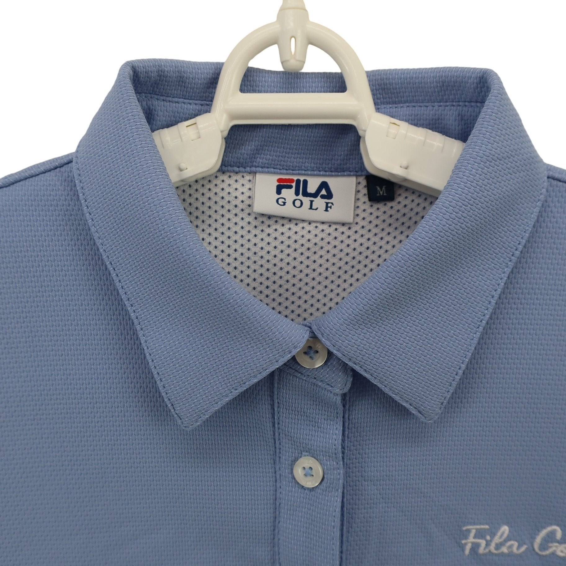 FILA GOLF(フィラゴルフ) ワンピース 水色白 レディース M A