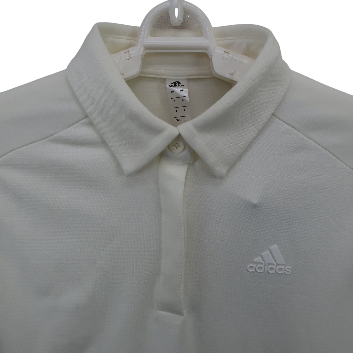 adidas(アディダス) 長袖ポロシャツ 白 レディース L N