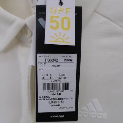 adidas(アディダス) 長袖ポロシャツ 白 レディース L N