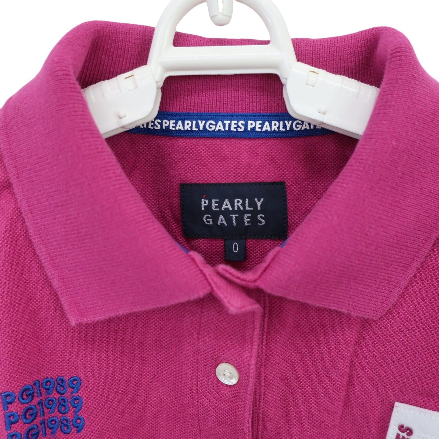 PEARLY GATES(パーリーゲイツ) ポロシャツ 紫 レディース 0 055-0260902 B