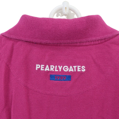 PEARLY GATES(パーリーゲイツ) ポロシャツ 紫 レディース 0 055-0260902 B
