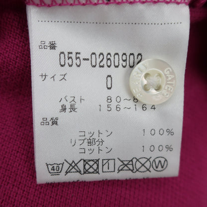 PEARLY GATES(パーリーゲイツ) ポロシャツ 紫 レディース 0 055-0260902 B