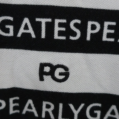 PEARLY GATES(パーリーゲイツ) ポロシャツ 白ネイビーロゴ文字柄 レディース 0 055-0260806 A