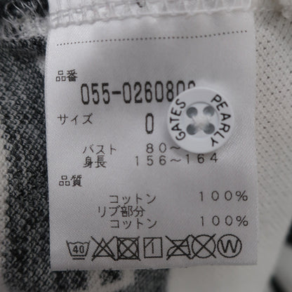 PEARLY GATES(パーリーゲイツ) ポロシャツ 白ネイビーロゴ文字柄 レディース 0 055-0260806 A