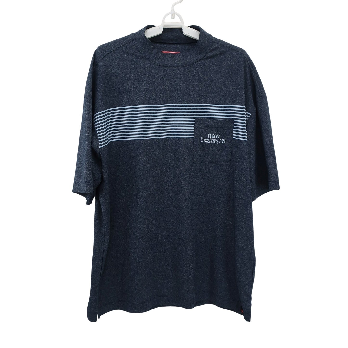New Balance golf(ニューバランスゴルフ) 半袖モックネックシャツ グレー メンズ 7 012-2166008 A