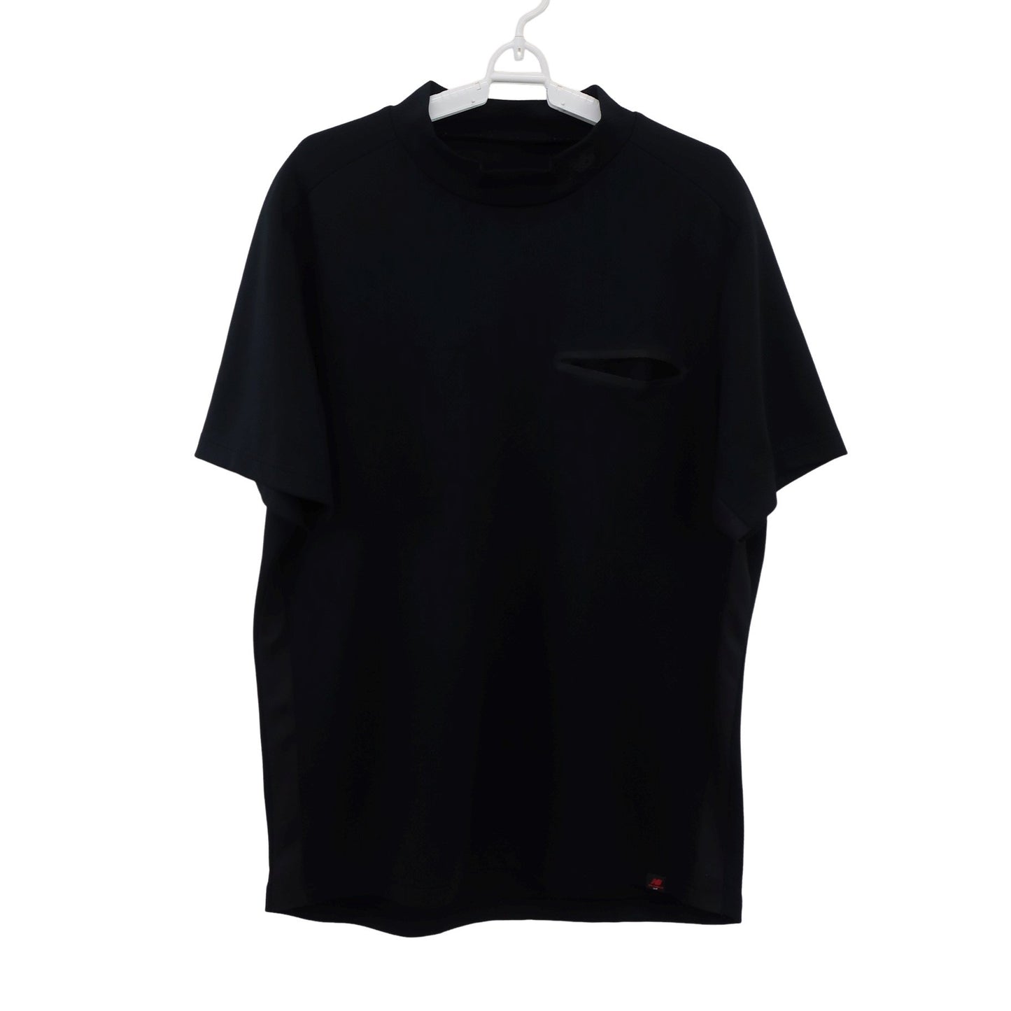 New Balance golf(ニューバランスゴルフ) 半袖モックネックシャツ 黒 メンズ 7 012-0166001 A
