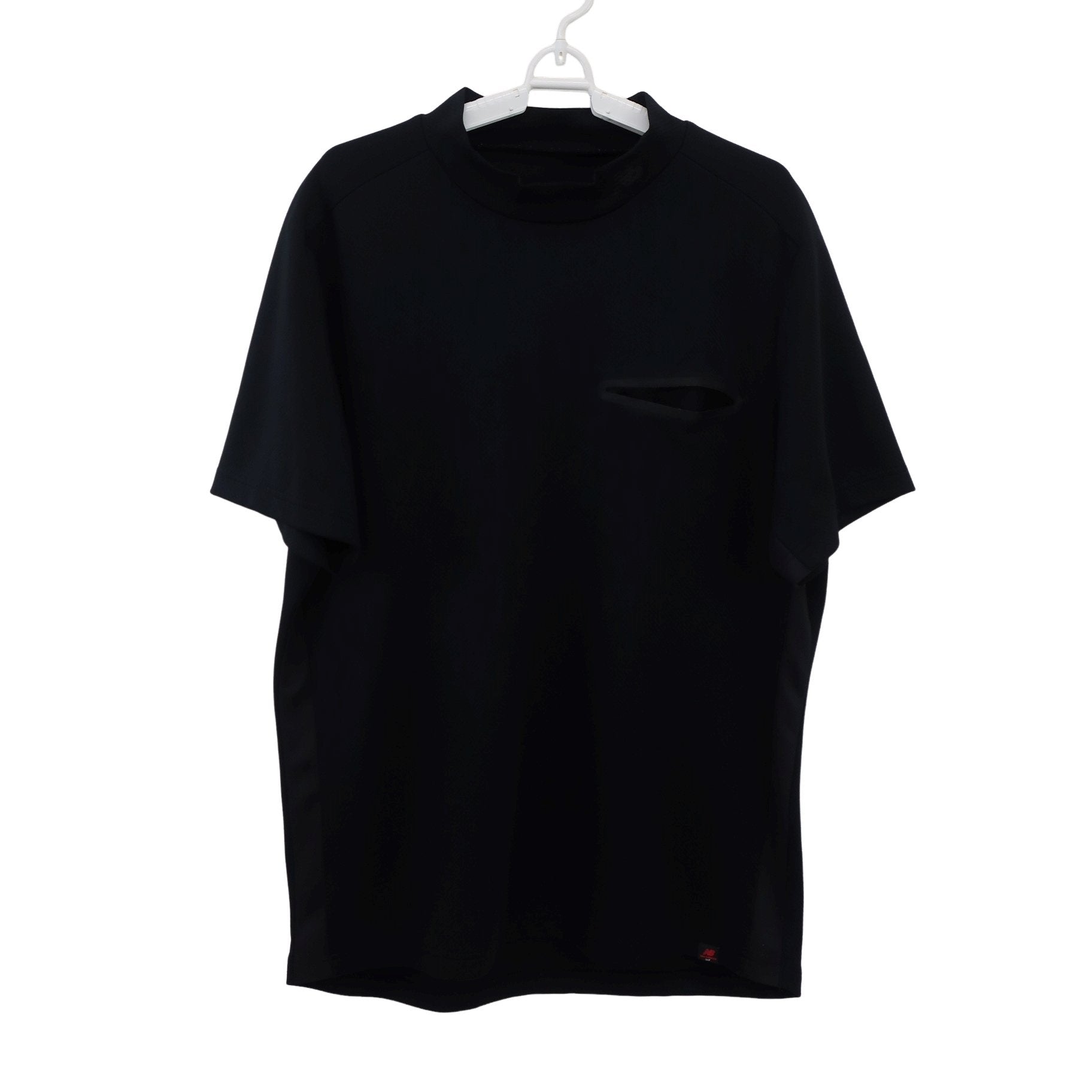 New Balance golf(ニューバランスゴルフ) 半袖モックネックシャツ 黒 メンズ 7 012-0166001 A