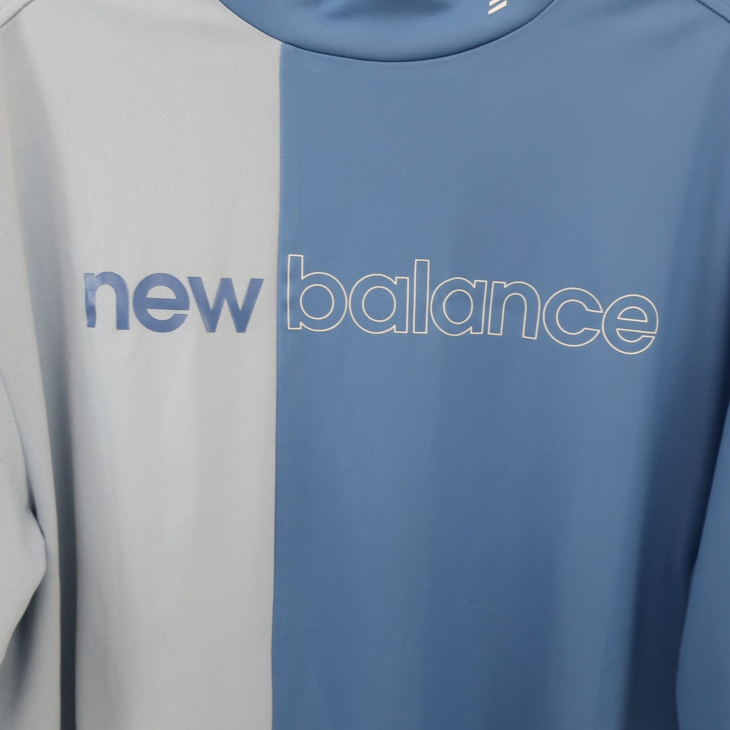 New Balance golf(ニューバランスゴルフ) 半袖モックネックシャツ 水色 メンズ 7 012-4166011 A