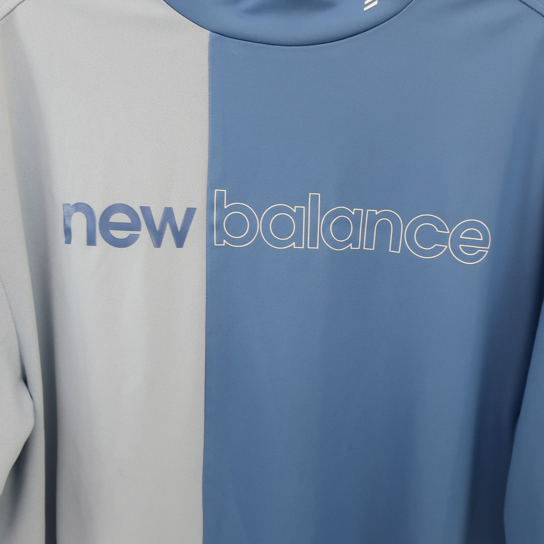 New Balance golf(ニューバランスゴルフ) 半袖モックネックシャツ 水色 メンズ 7 012-4166011 A