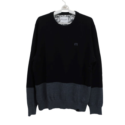 Travis Mathew 薄手セーター 黒グレー メンズ 2XL A