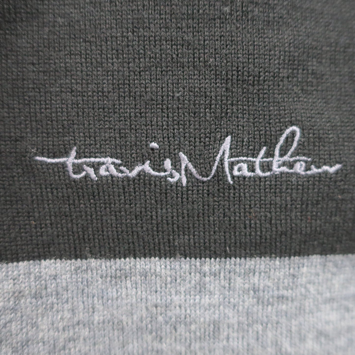 Travis Mathew 薄手セーター 黒グレー メンズ 2XL A