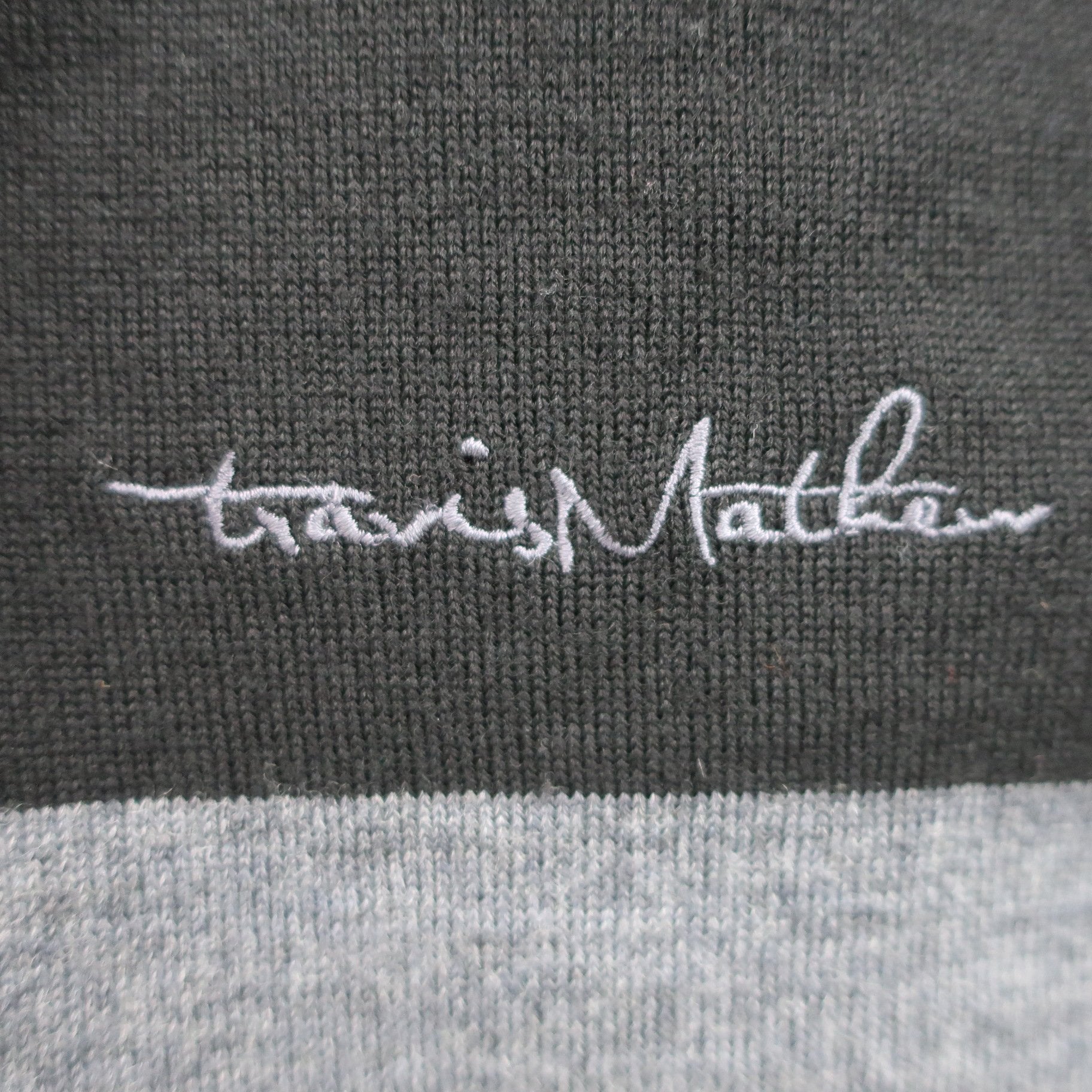 Travis Mathew 薄手セーター 黒グレー メンズ 2XL A