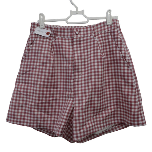 rienda suelta(リエンダスエルタ) ショートパンツ ピンク白チェック レディース M A