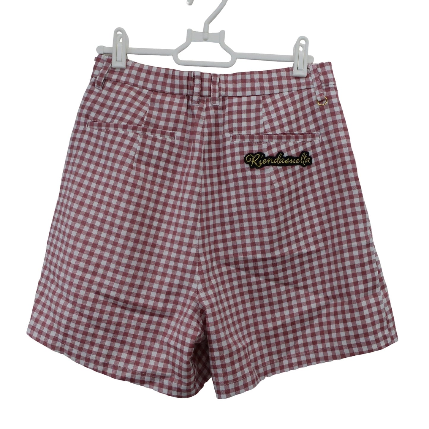 rienda suelta(リエンダスエルタ) ショートパンツ ピンク白チェック レディース M A