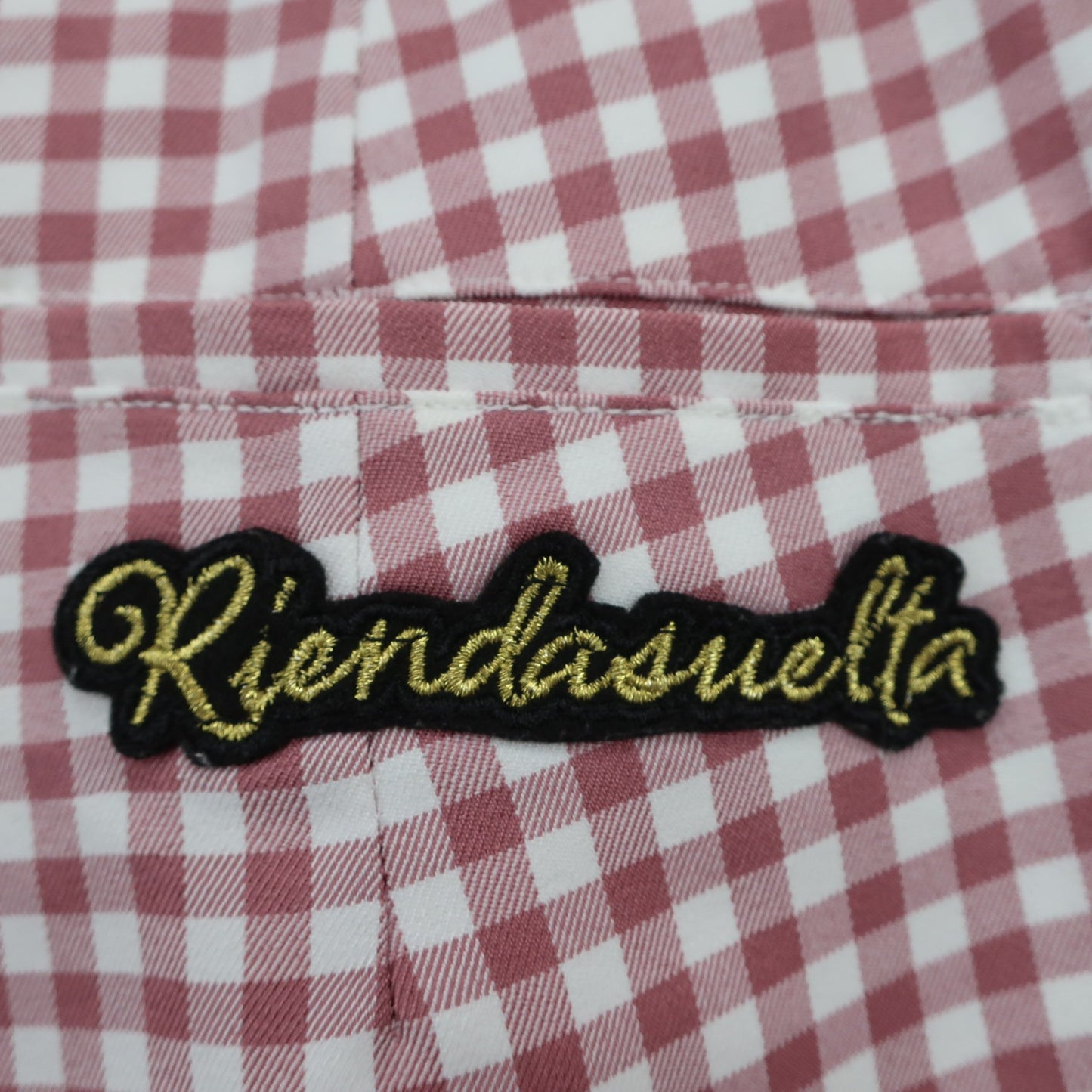 rienda suelta(リエンダスエルタ) ショートパンツ ピンク白チェック レディース M A