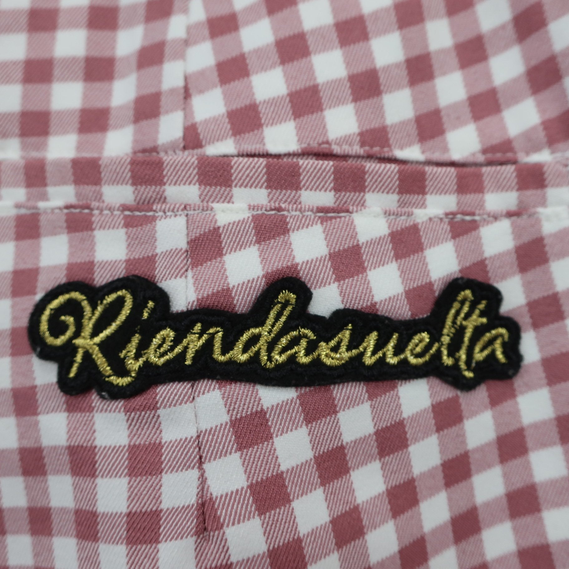 rienda suelta(リエンダスエルタ) ショートパンツ ピンク白チェック レディース M A