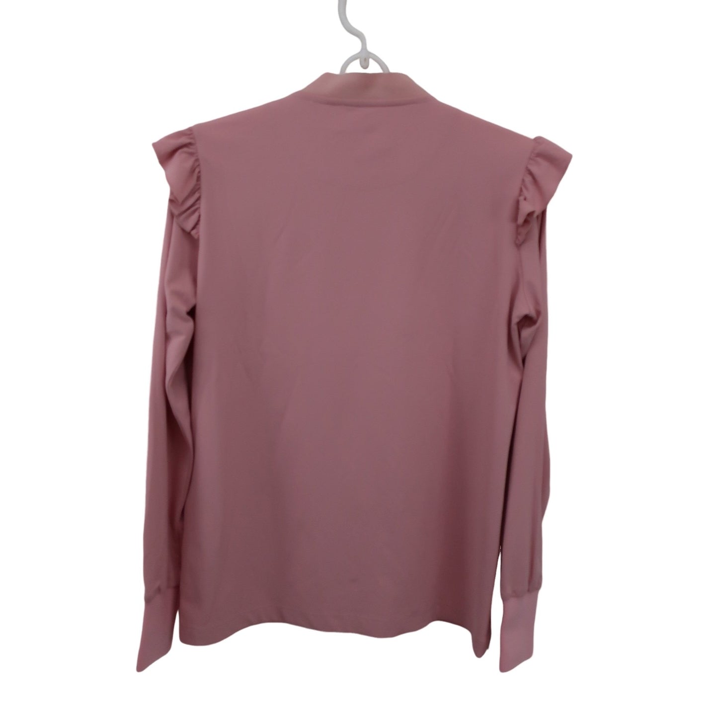 M.U SPORTS(エムユースポーツ) 長袖ポロシャツ ピンク レディース 42 N