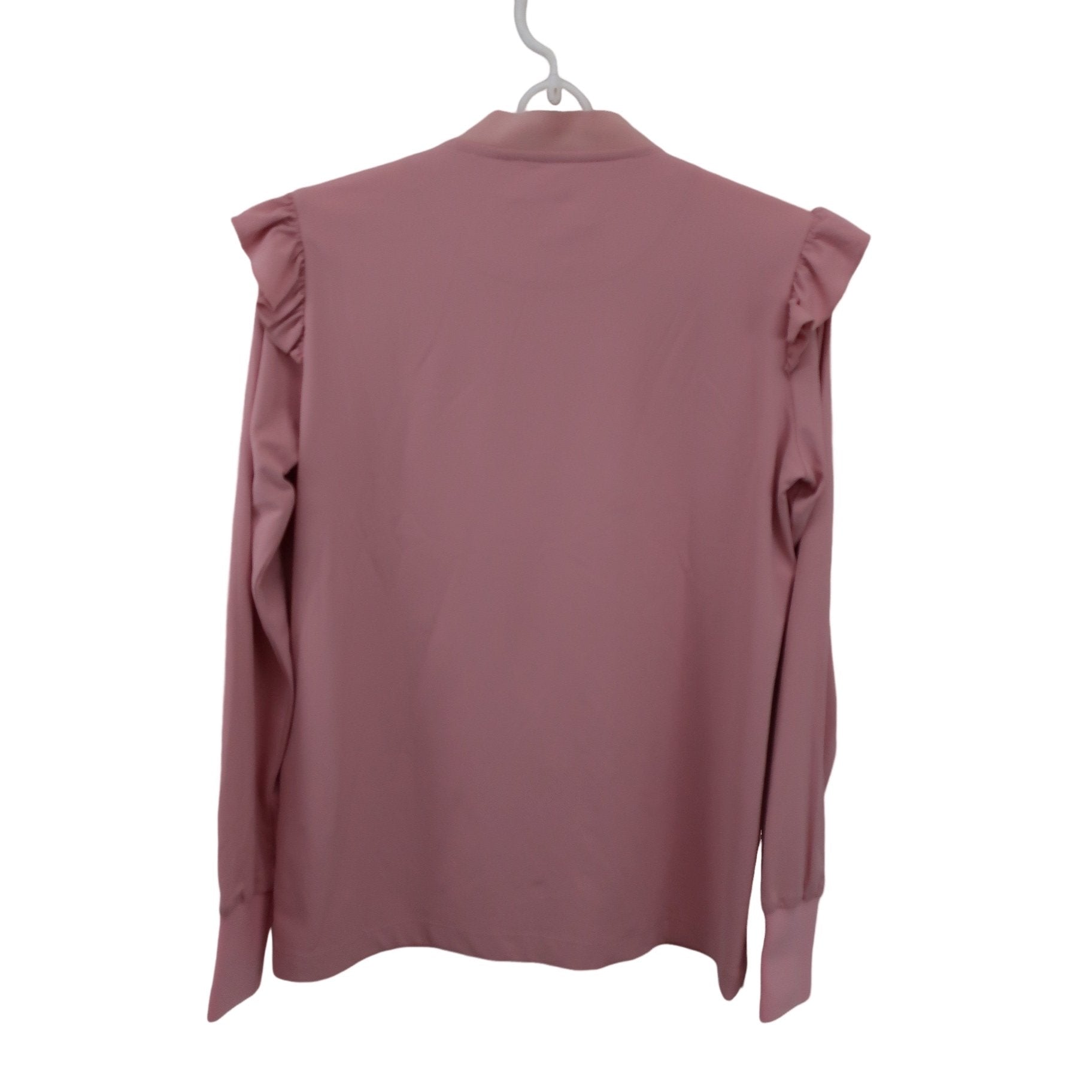 M.U SPORTS(エムユースポーツ) 長袖ポロシャツ ピンク レディース 42 N