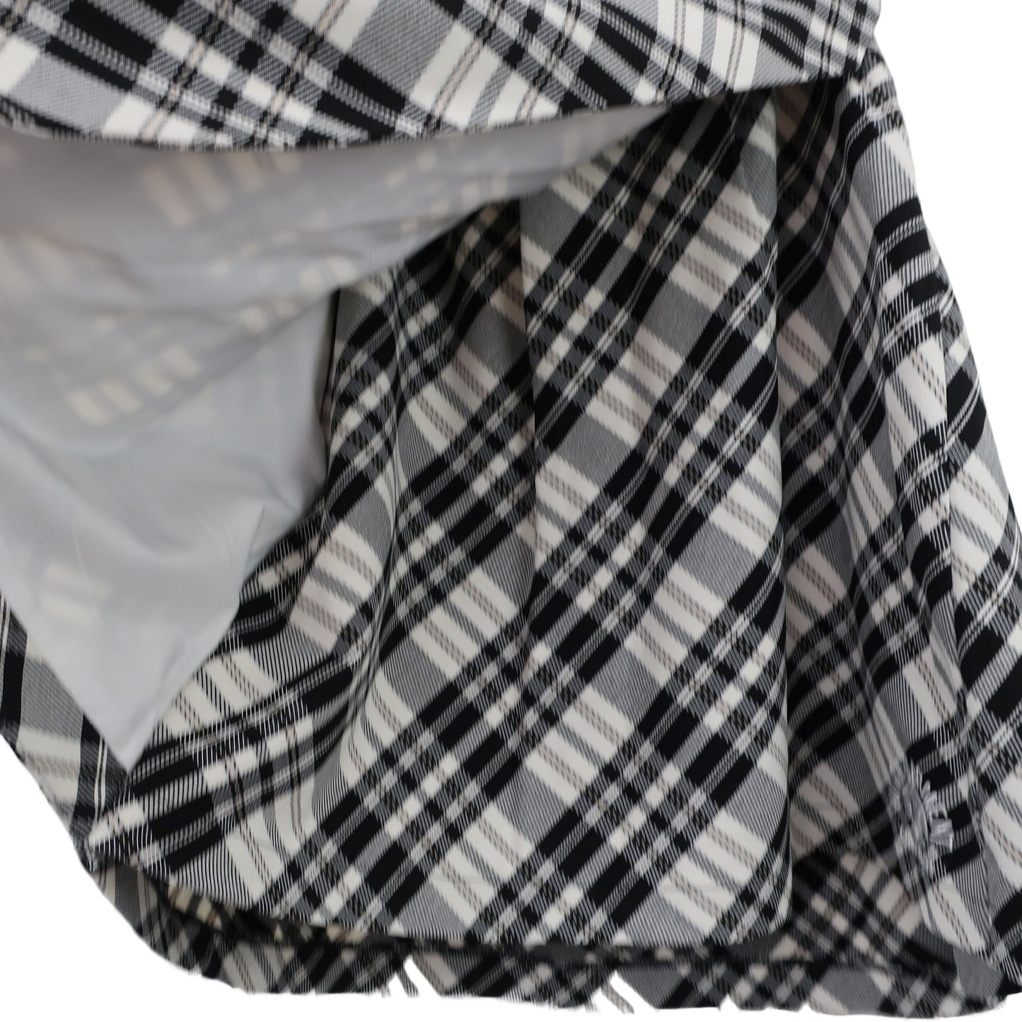 HORN GARMENT スカート 白黒チェック レディース 38 A
