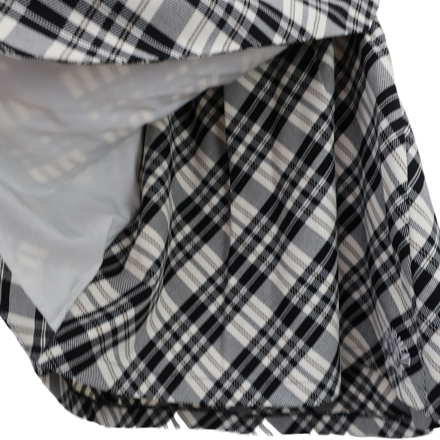 HORN GARMENT スカート 白黒チェック レディース 38 A