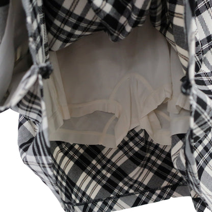 HORN GARMENT スカート 白黒チェック レディース 38 A