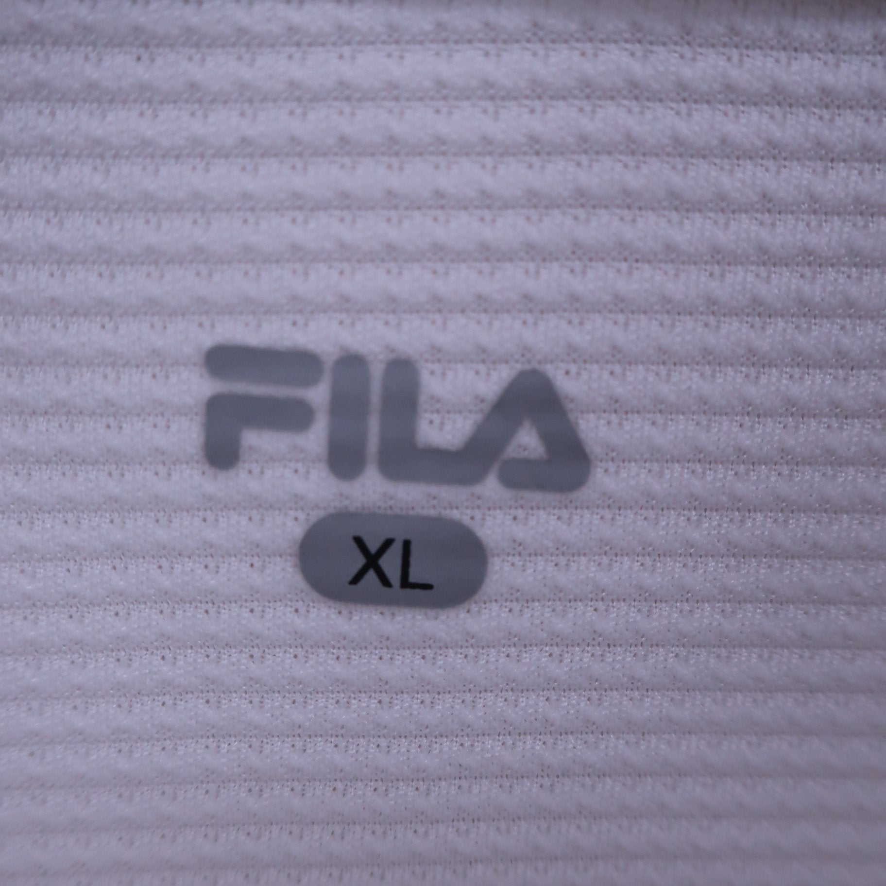 FILA GOLF(フィラゴルフ) ハーフジップシャツ 白 メンズ XL A