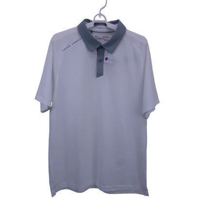 UNDER ARMOUR(アンダーアーマー) ポロシャツ 白 メンズ XL A