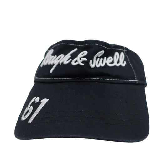 rough&swell(ラフ＆スウェル) サンバイザー 黒 メンズ フリーサイズ B