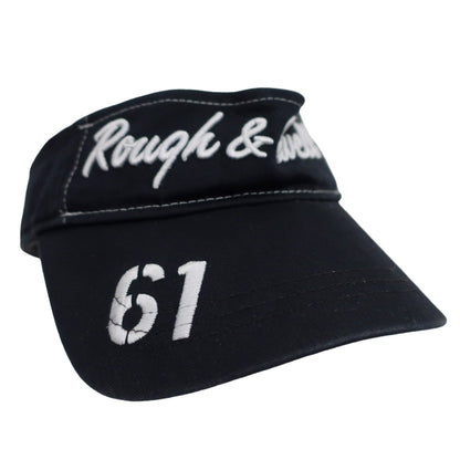 rough&swell(ラフ＆スウェル) サンバイザー 黒 メンズ フリーサイズ B