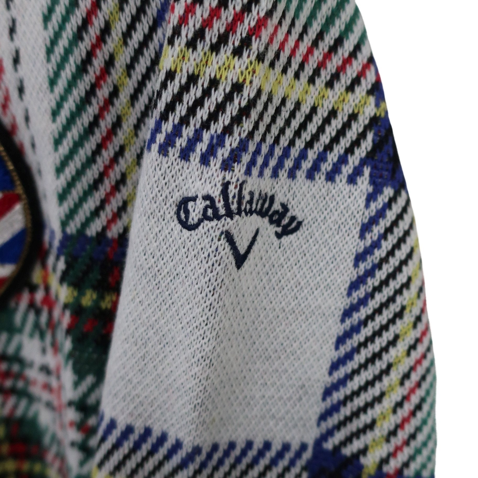 Callaway(キャロウェイ) セーター 白カラフルチェック レディース M 241-7260802 B