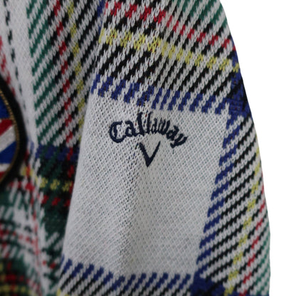 Callaway(キャロウェイ) セーター 白カラフルチェック レディース M 241-7260802 B