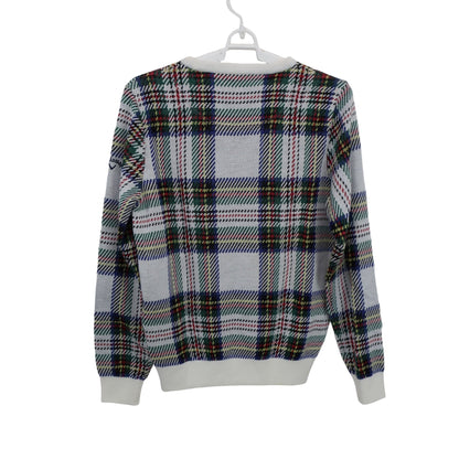 Callaway(キャロウェイ) セーター 白カラフルチェック レディース M 241-7260802 B