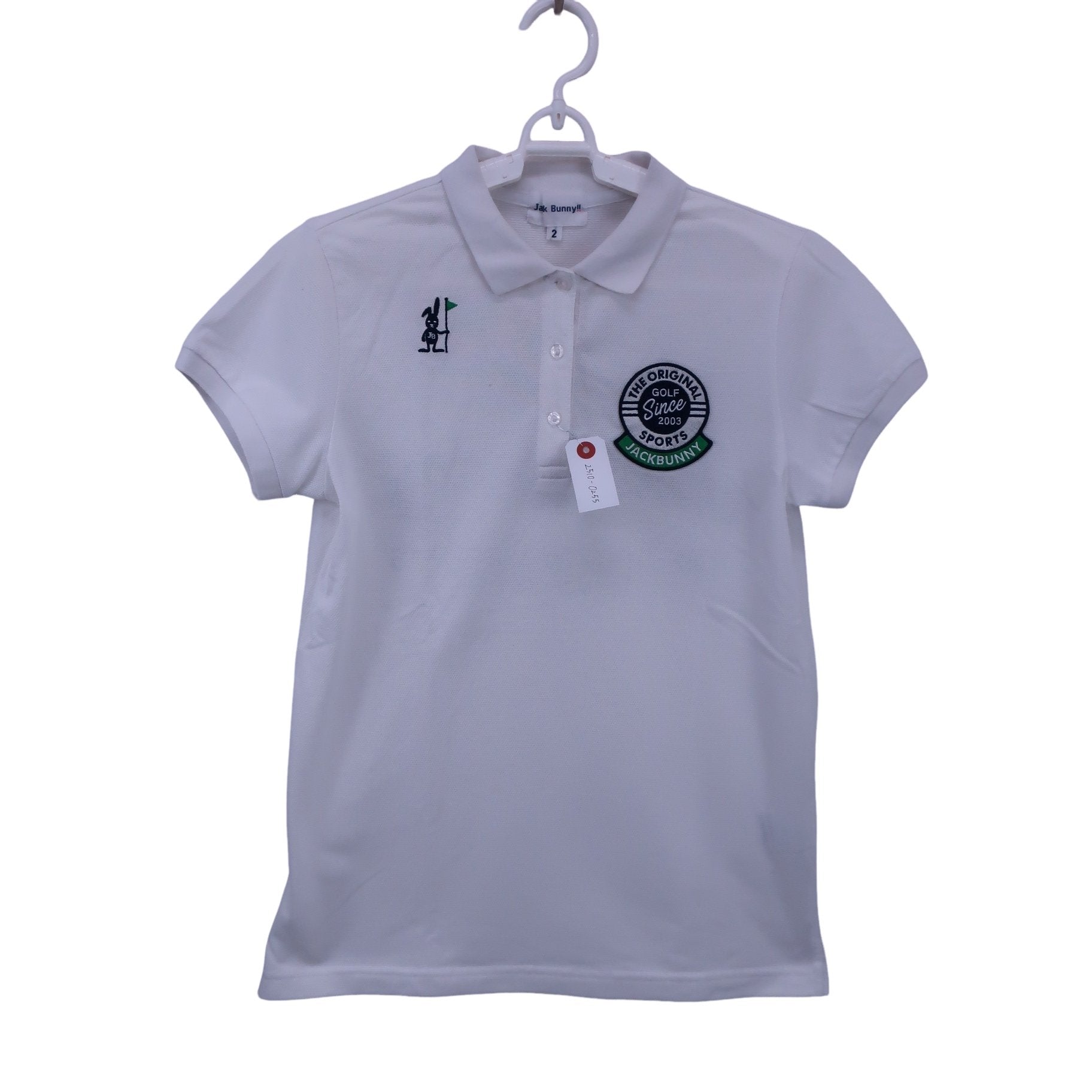 Jack Bunny(ジャックバニー) ポロシャツ 白 レディース 2 263-1160232 A