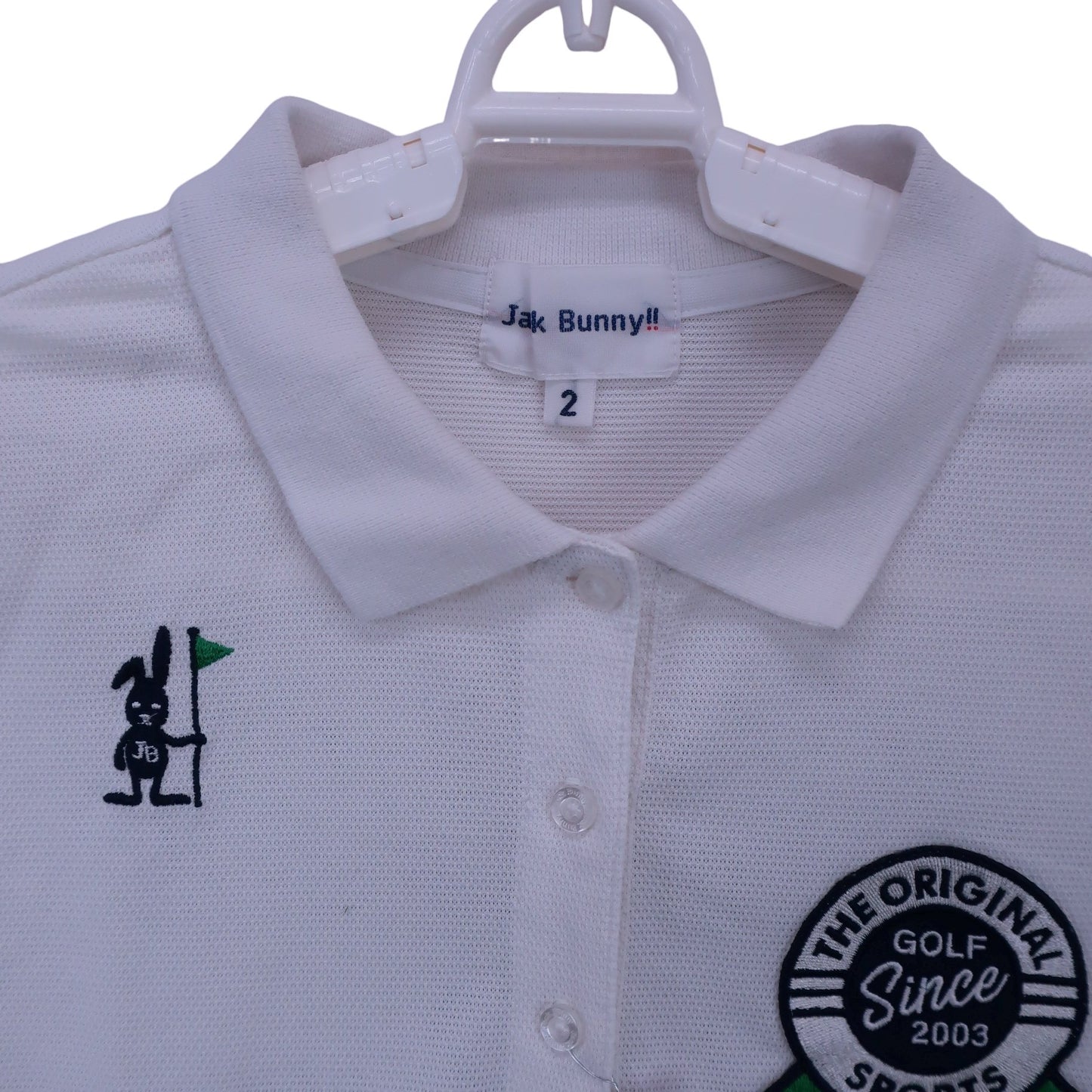 Jack Bunny(ジャックバニー) ポロシャツ 白 レディース 2 263-1160232 A