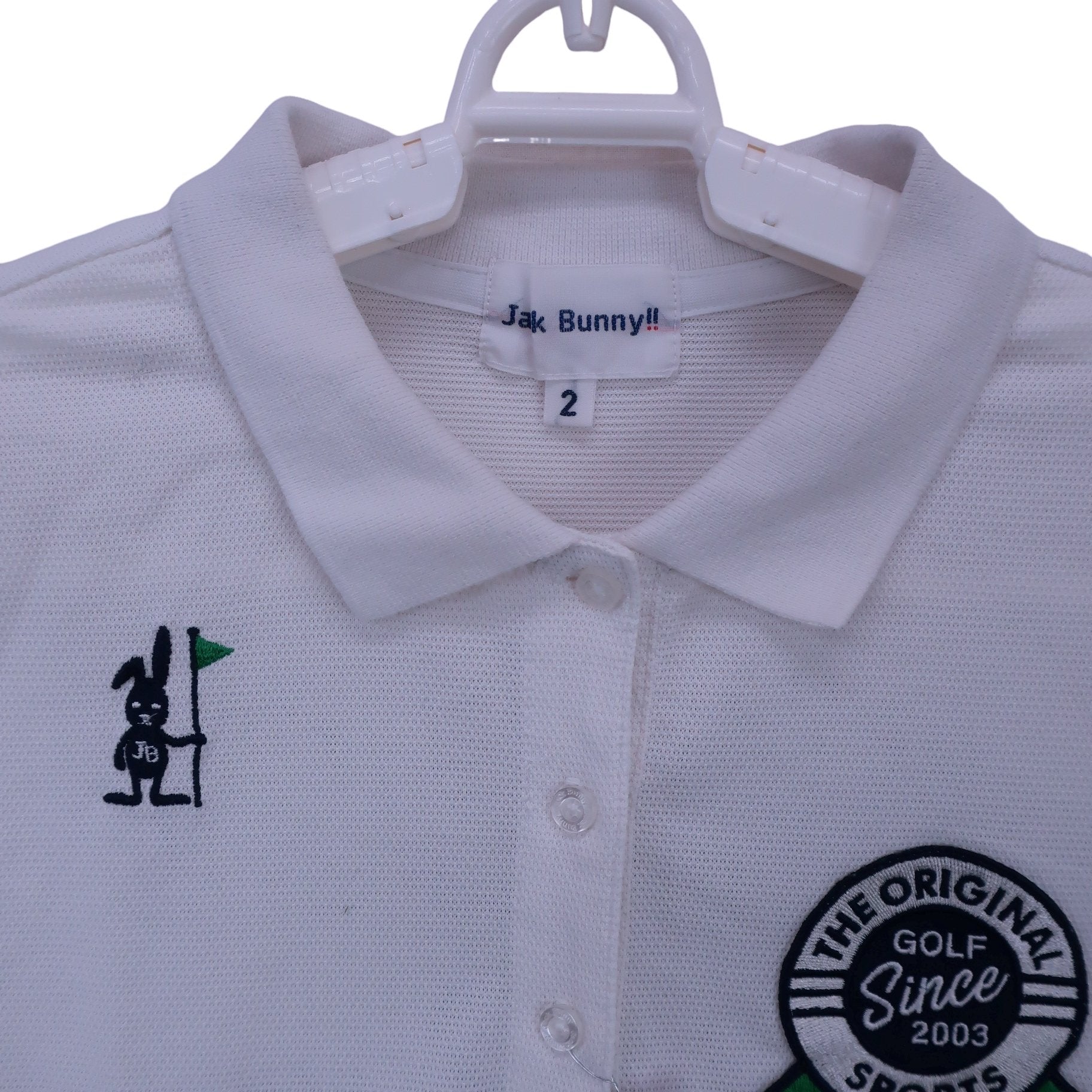 Jack Bunny(ジャックバニー) ポロシャツ 白 レディース 2 263-1160232 A
