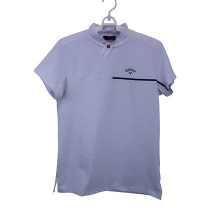 Callaway(キャロウェイ) 半袖モックネックシャツ 白 レディース L C22134201 A