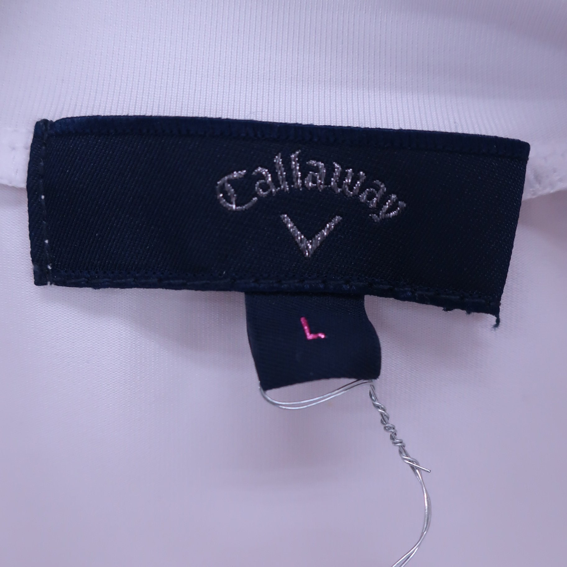 Callaway(キャロウェイ) 半袖モックネックシャツ 白 レディース L C22134201 A