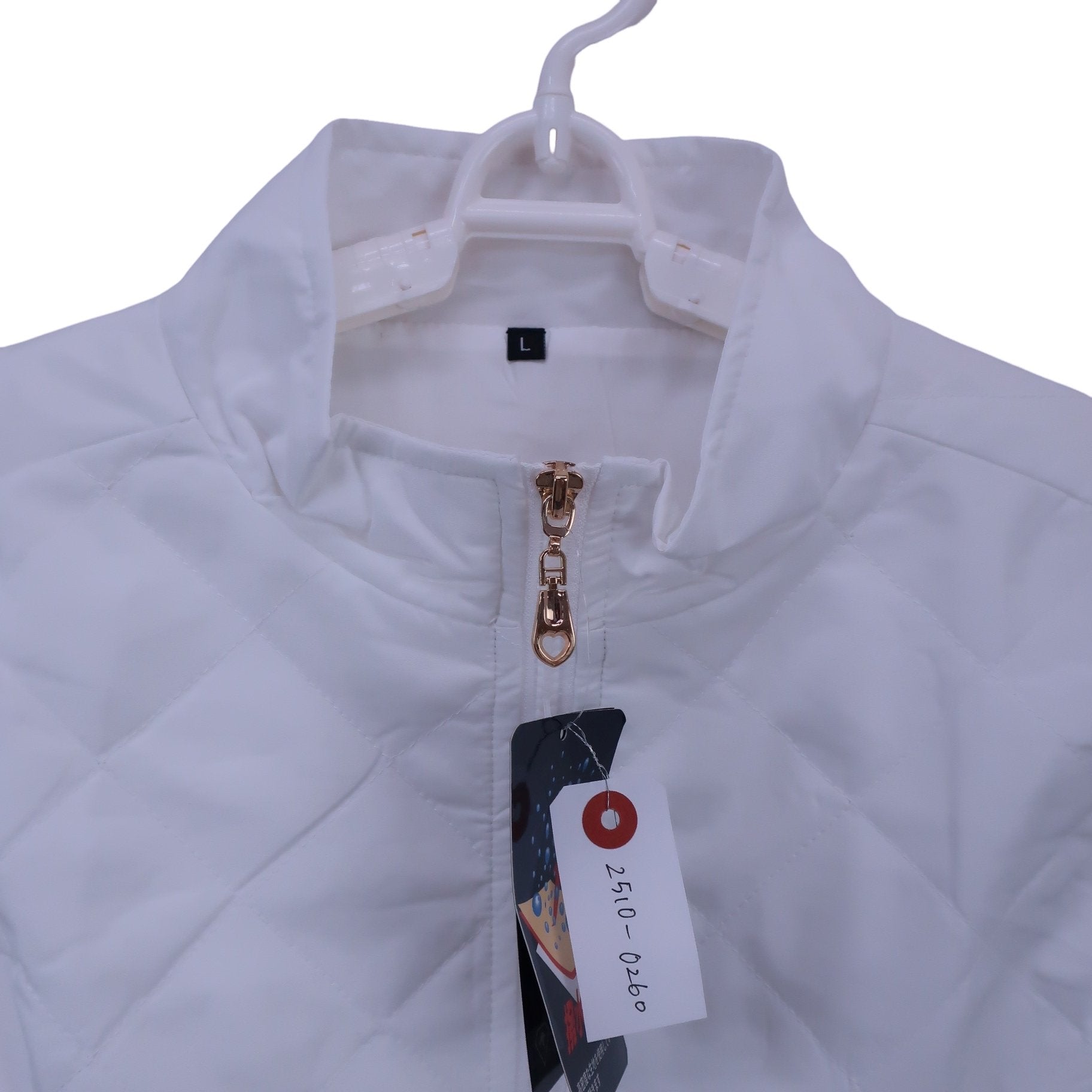 KEITH KNOX キルティングワンピース 白 レディース L N