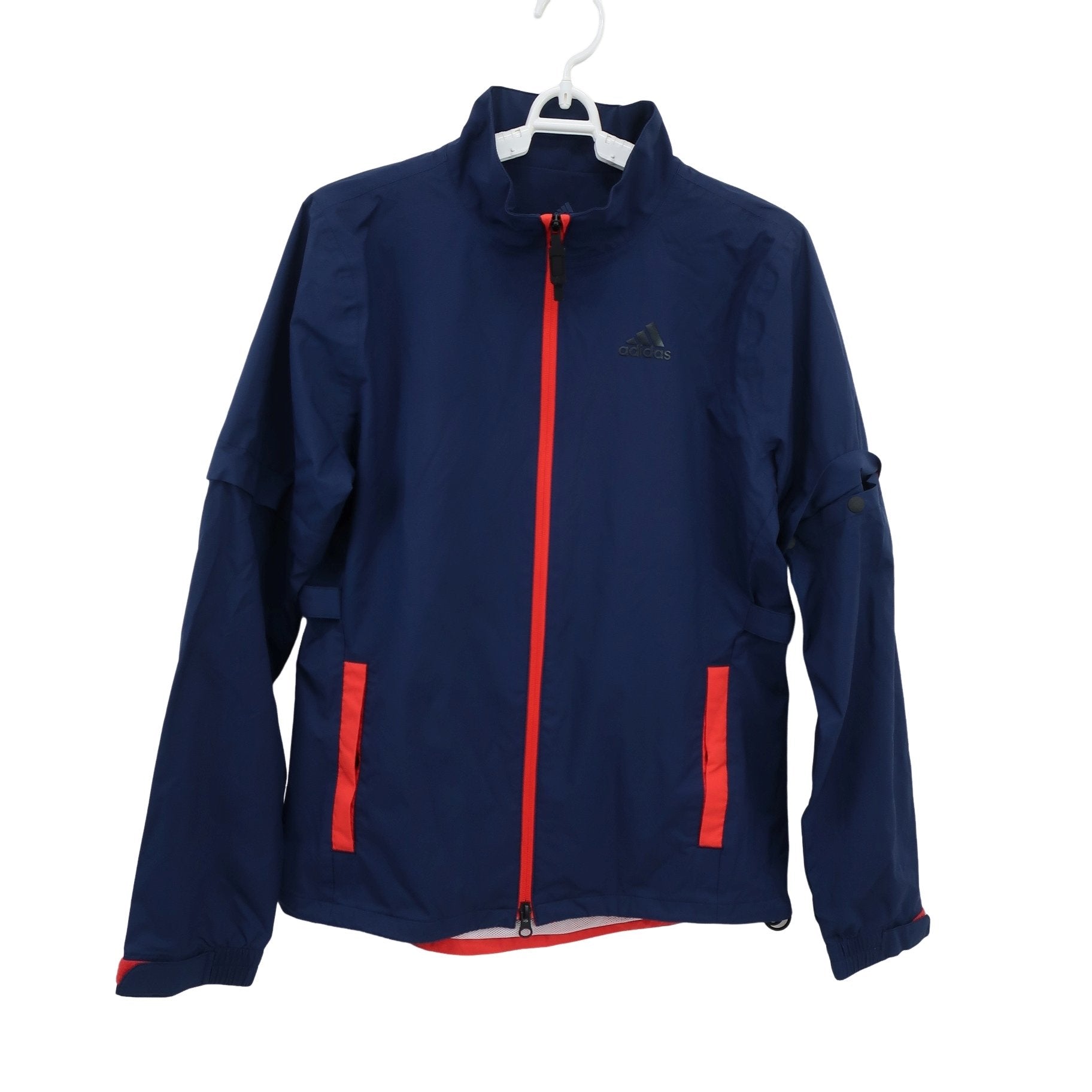 adidas(アディダス) レインウェア 上下セット ネイビー / 赤 レディース M S