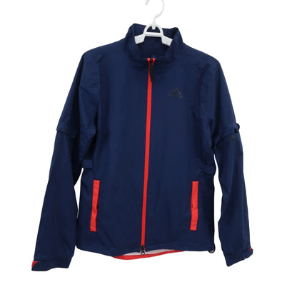 adidas(アディダス) レインウェア 上下セット ネイビー / 赤 レディース M S