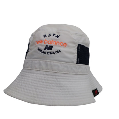 New Balance(ニューバランス) ハット 白ネイビー レディース フリーサイズ B