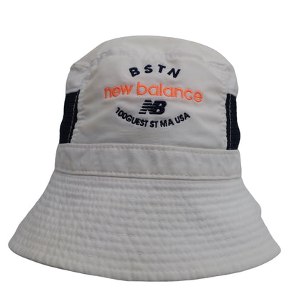 New Balance(ニューバランス) ハット 白ネイビー レディース フリーサイズ B