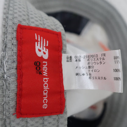 New Balance(ニューバランス) ハット 白ネイビー レディース フリーサイズ B
