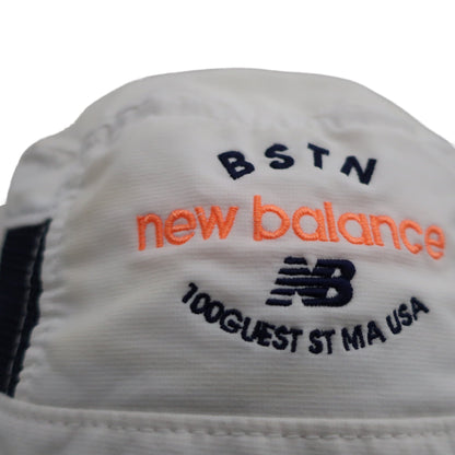 New Balance(ニューバランス) ハット 白ネイビー レディース フリーサイズ B