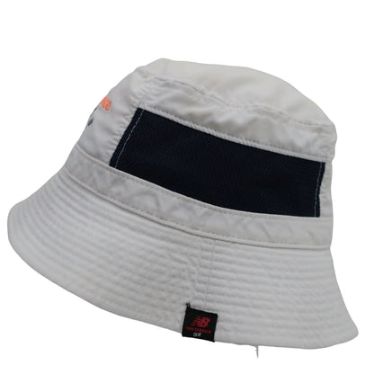 New Balance(ニューバランス) ハット 白ネイビー レディース フリーサイズ B