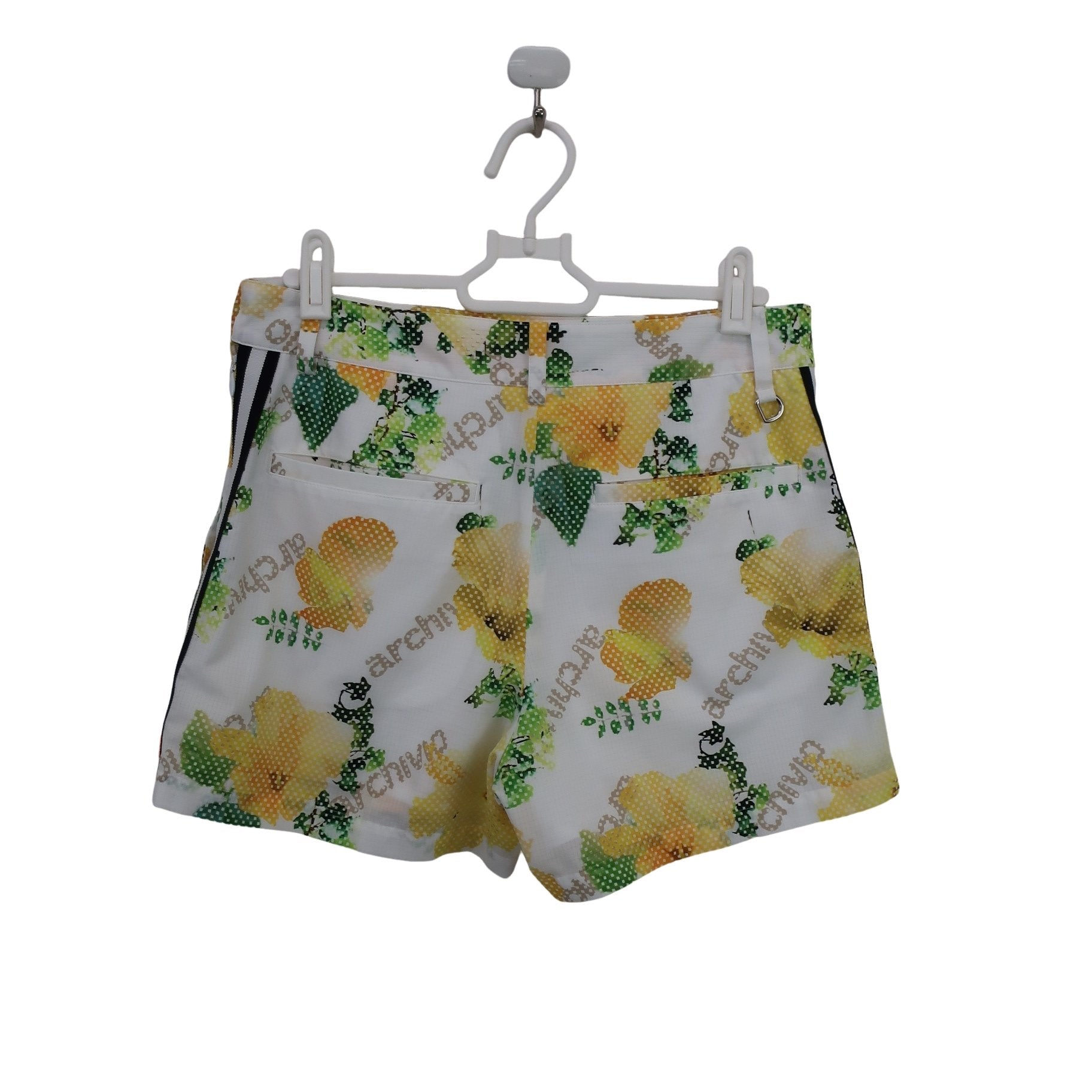 archivio(アルチビオ) ショートパンツ 白黄色総柄 レディース 38 A